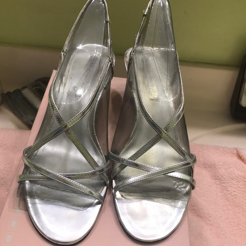 Silver heels